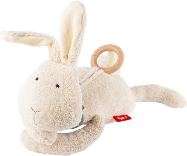 Sigikid Mamilodie doudou de grossesse lapin avec boîte à musique écru 36 cm