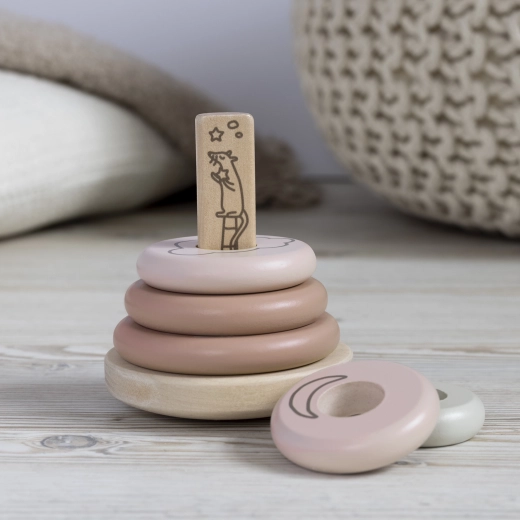 Jouet en bois robuste avec un accent sur la sécurité