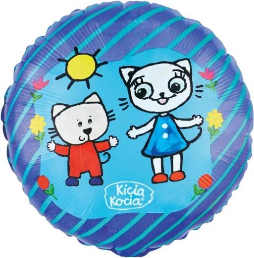 Ballon en aluminium Kicia Kocia et Nunuś 46 cm
