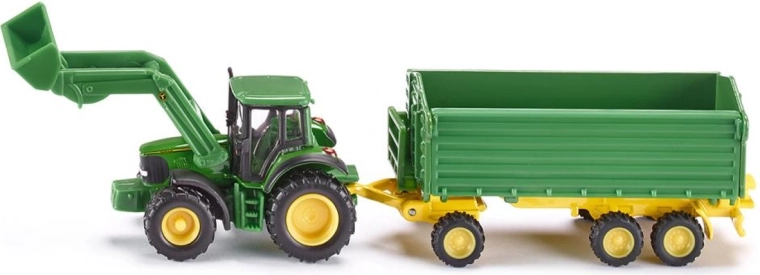 Siku Farmer tracteur avec remorque JOHN DEERE 1:87