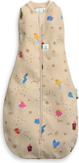 Ergopouch gigoteuse-emmaillotage 2-en-1 Cocoon Birthday Blobs, 6–12 mois, 8–10 kg, 1 TOG