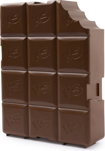 Boîte pratique au style tablette de chocolat
