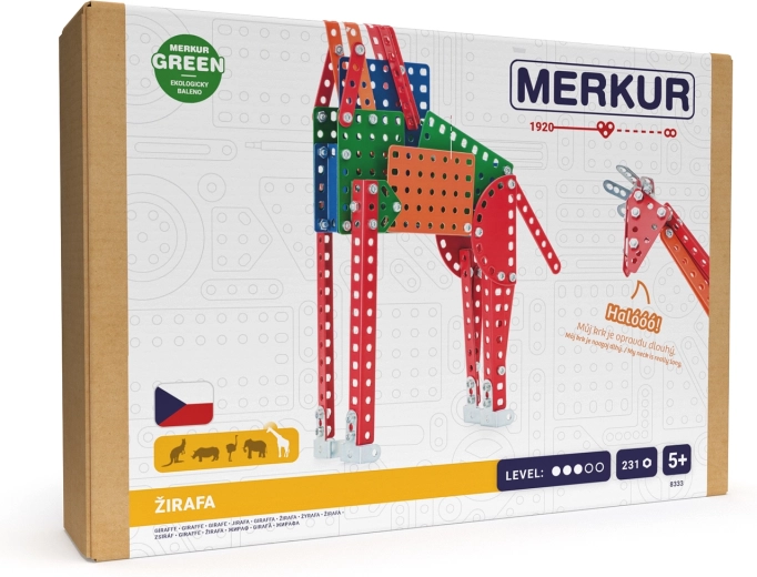 Merkur zoo girafe, 231 pièces
