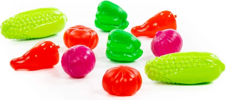 Formes réalistes et couleurs vives