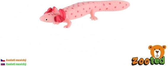 Figurine en plastique axolotl 8 cm en sachet