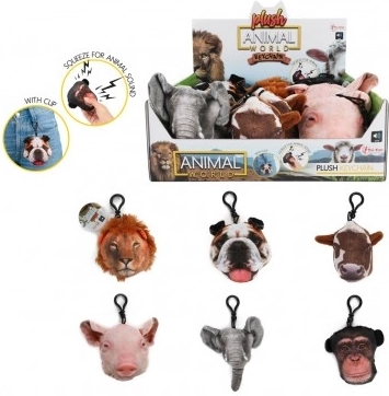 Porte-clés en peluche avec son