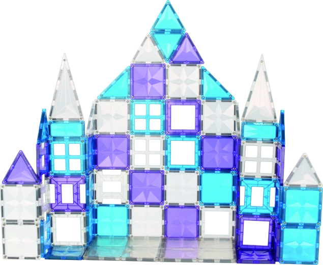 Cleverclixx jeu de construction magnétique Mega Ice Crystal Pack 180 pièces