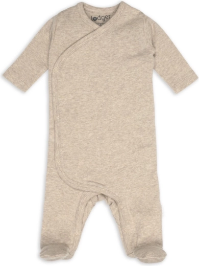 Combinaison nouveau-né Lodger avec fermeture portefeuille melange beige, taille 50