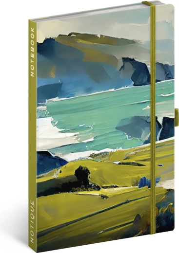 NOTIQUE carnet peinture, ligné, 13 × 21 cm