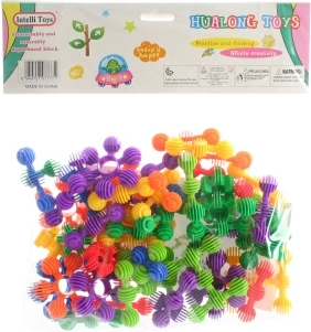 Jeu de construction à billes – pièces plastiques créatives à assembler pour enfants 3+