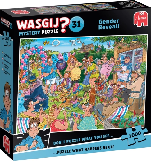 Jumbo Wasgij Mystery 31 : révélation du sexe du bébé – puzzle 1000 pièces