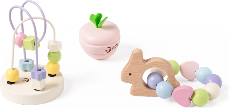 Trois jouets pour une découverte complète