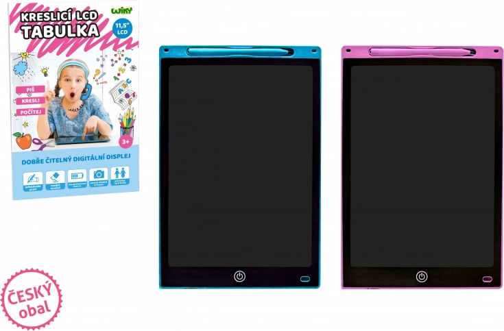 Tablette LCD de dessin 11,5" avec écriture en couleur