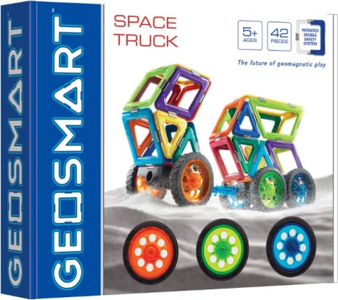 Construction magnétique GeoSmart Camion spatial 42 pièces