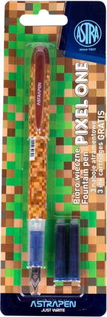 Stylo-plume Pixel One d’ASTRA avec trois cartouches