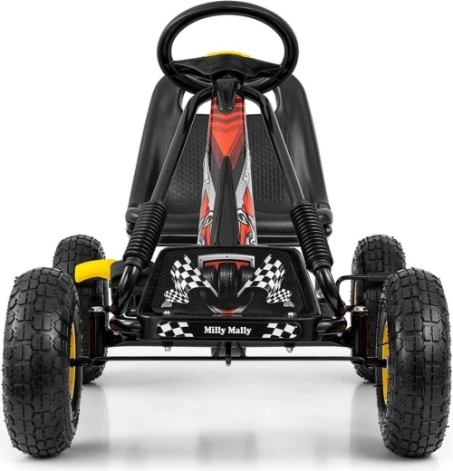 Roues gonflables et structure stable