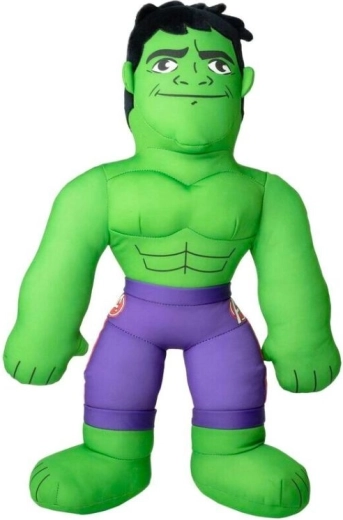 Hulk en peluche avec son
