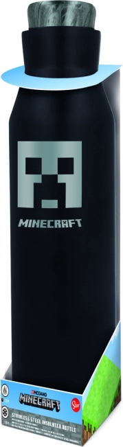 Bouteille isotherme en acier inoxydable MINECRAFT 580 ml