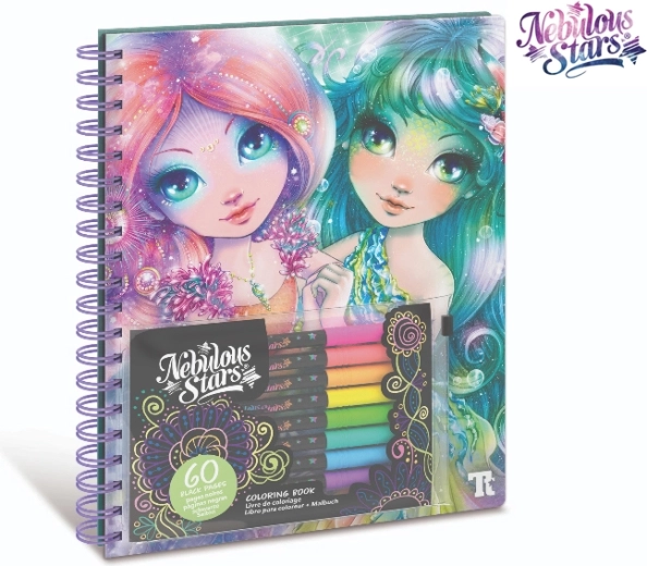 Livre de coloriage Nebulous Stars à pages noires