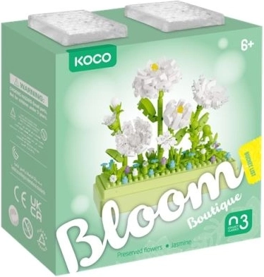 Stavebnice KOCO fleurs de jasmin 285 pièces - 1 pièce