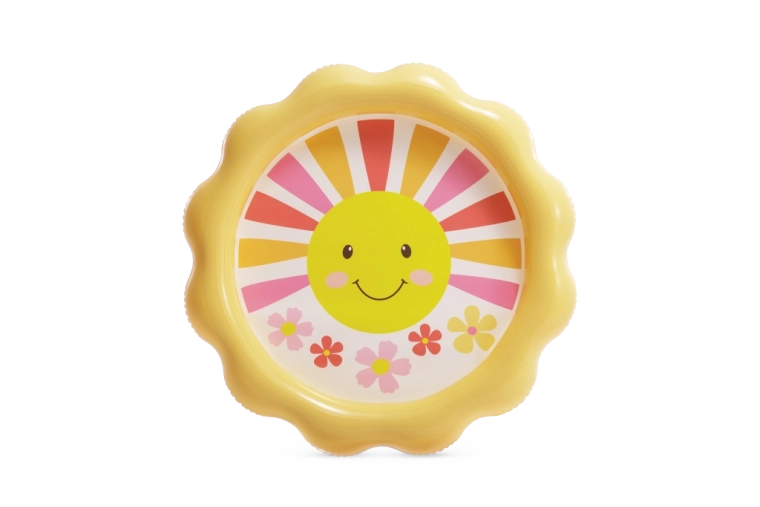 Design joyeux avec un soleil que les enfants adorent