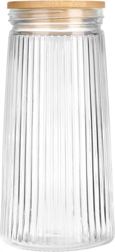 Verre borosilicaté résistant avec élégant relief rainuré