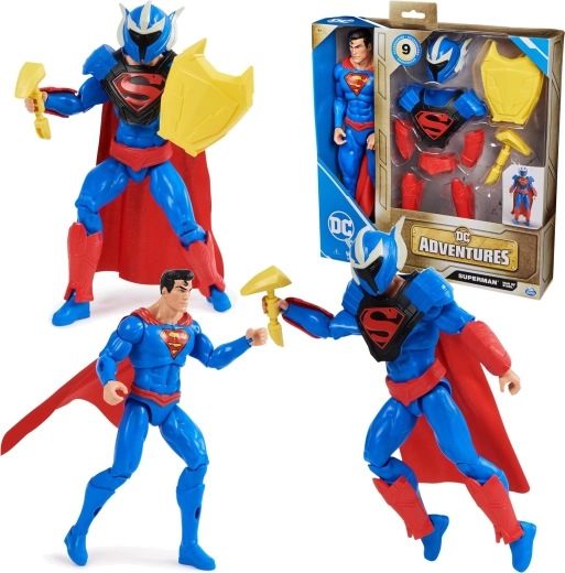 Figurine Superman Man of Steel avec armure et accessoires