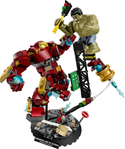 Hulkbuster articulé pour des poses d’action