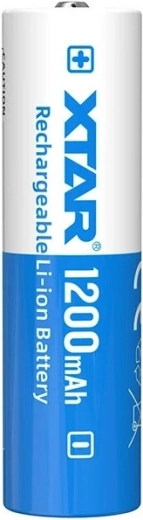 Accumulateur Li-ion Xtar 14500 (AA/R6) 3,7 V 1200 mAh avec protection - 1 pièce
