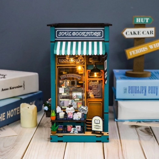 Détails soignés de la librairie