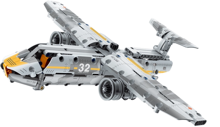 Modèle détaillé d’avion militaire