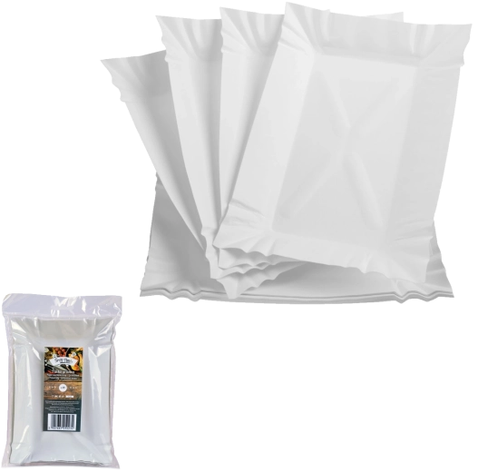 Assiettes jetables en papier 20 × 13,5 cm, blanches, 20 pcs