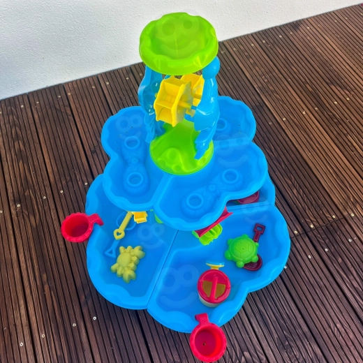 Véritable 2‑en‑1 : eau et sable