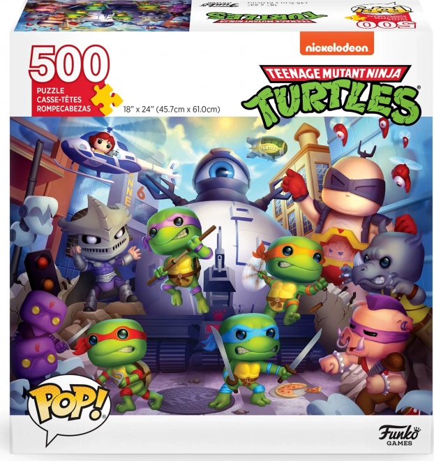 Puzzle FUNKO GAMES POP! Tortues Ninja 500 pièces