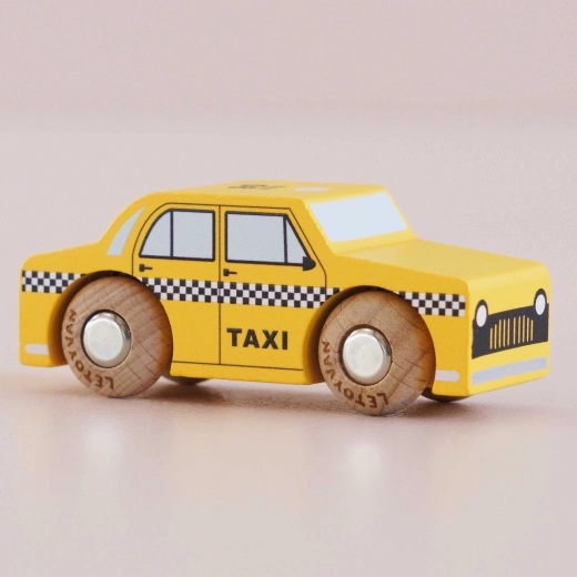 Petite voiture en bois Trixie – taxi new-yorkais Le Toy Van
