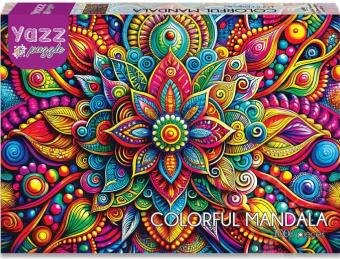 Puzzle YAZZ mandala colorée 1000 pièces