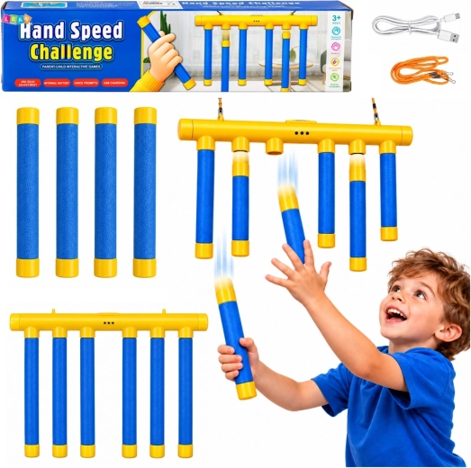 Jeu d’adresse à bâtons tombants Hand Speed Challenge