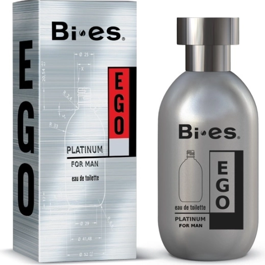 Eau de toilette pour homme BI-ES Platinum 100 ml
