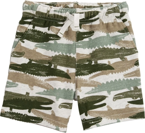Short en coton Carter's green aligators pour garçon – 6 m