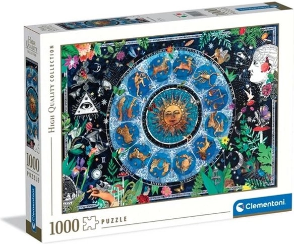 Puzzle Clementoni carte astrologique 1000 pièces HQ