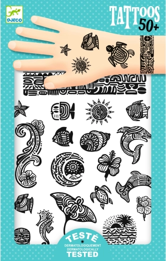 Tatouages temporaires DJECO Polynésie