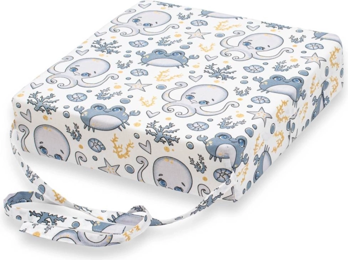 Rehausseur pour chaise enfant New Baby Basic pieuvre bleu