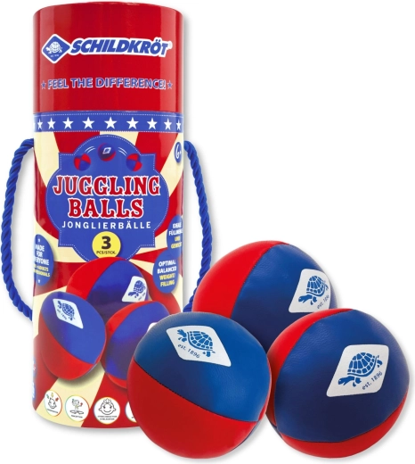 Schildkröt balles de jonglage pour débutants, set de 3 pièces