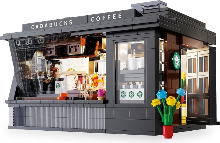 CaDA Coffee House, kit de construction de café à l'échelle 1:30