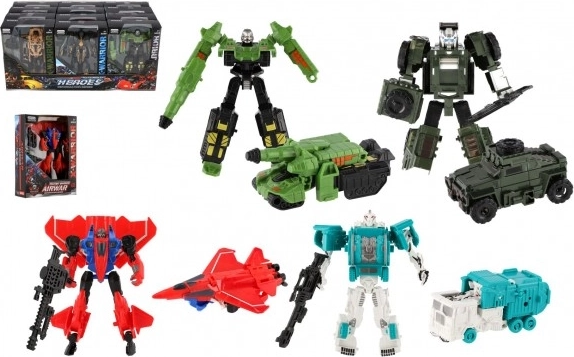 Robot transformable 14 cm – se transforme en voiture, camion ou fusée