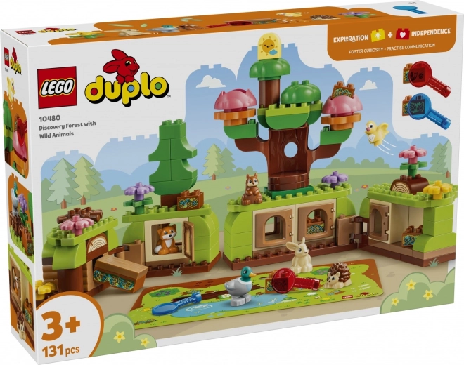LEGO DUPLO La forêt des explorateurs avec des animaux sauvages
