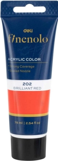 Peinture acrylique 75 ml rouge