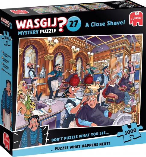 Puzzle Jumbo Wasgij Mystère 27: Rasage Approfondi 1000 Pièces