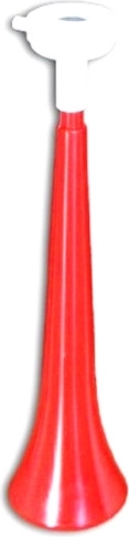 Trompette de supporter 30,5 cm – rouge