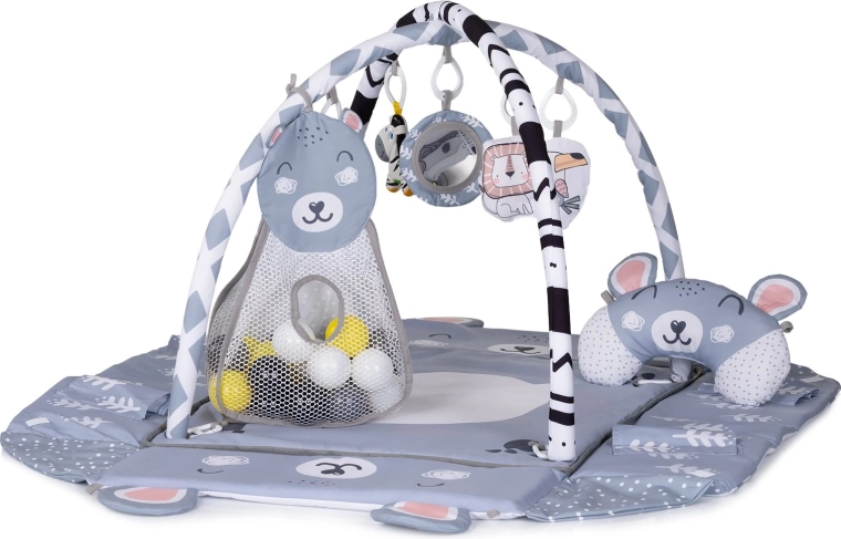 Confort pour bébé, y compris un coussin pour le tummy time